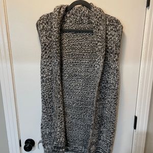 Oversized knit vest